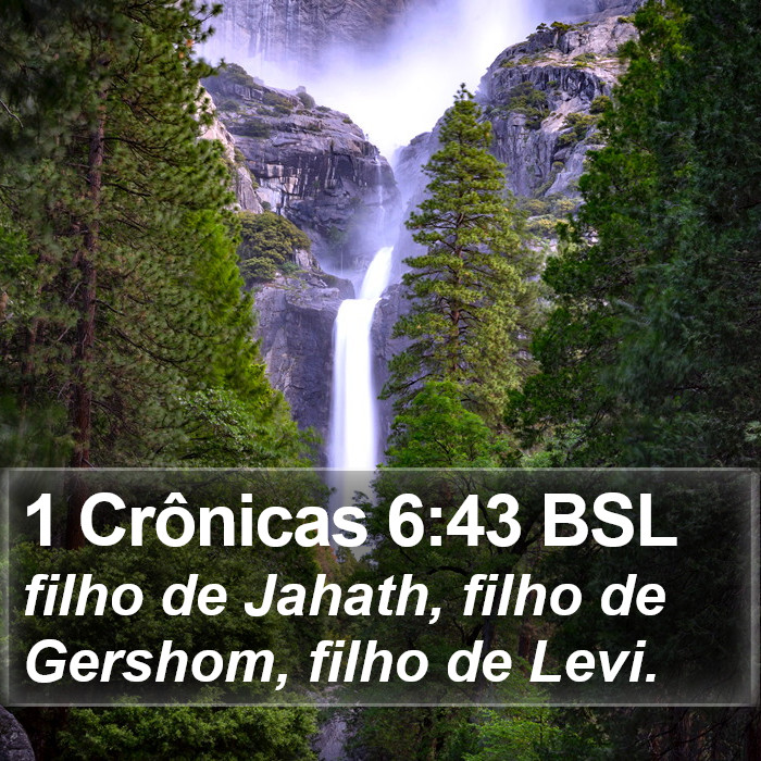 1 Crônicas 6:43 BSL Bible Study