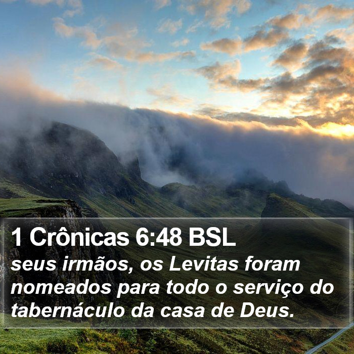 1 Crônicas 6:48 BSL Bible Study