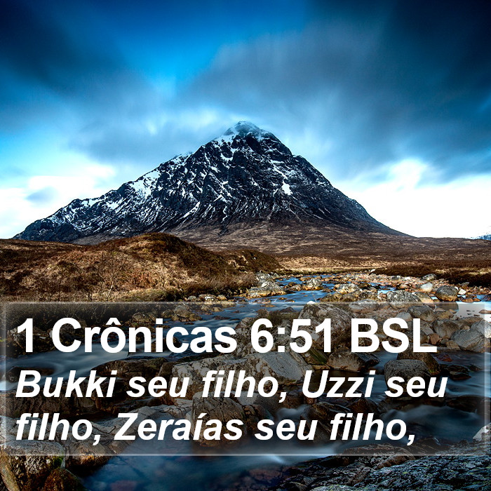 1 Crônicas 6:51 BSL Bible Study