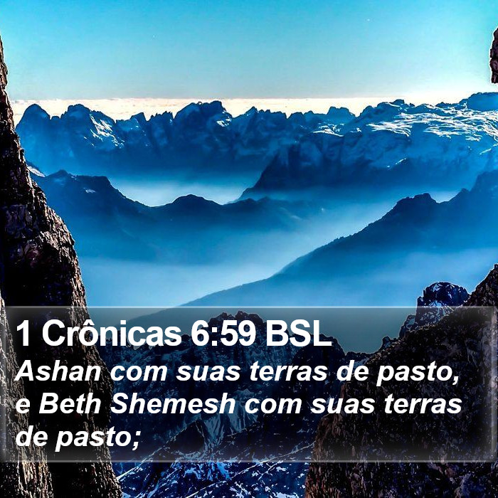 1 Crônicas 6:59 BSL Bible Study