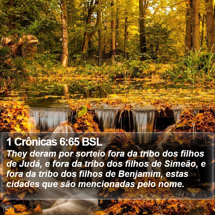 1 Crônicas 6:65 BSL Bible Study