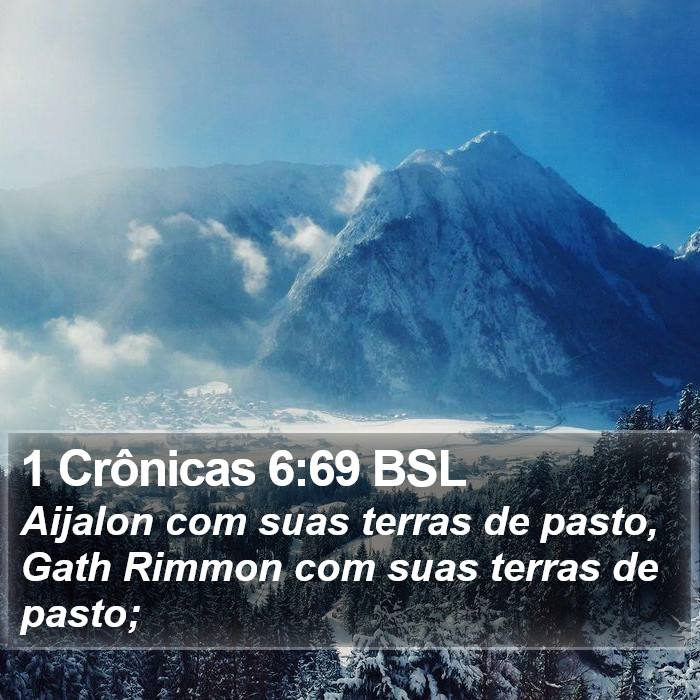 1 Crônicas 6:69 BSL Bible Study