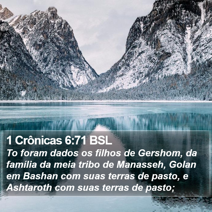 1 Crônicas 6:71 BSL Bible Study