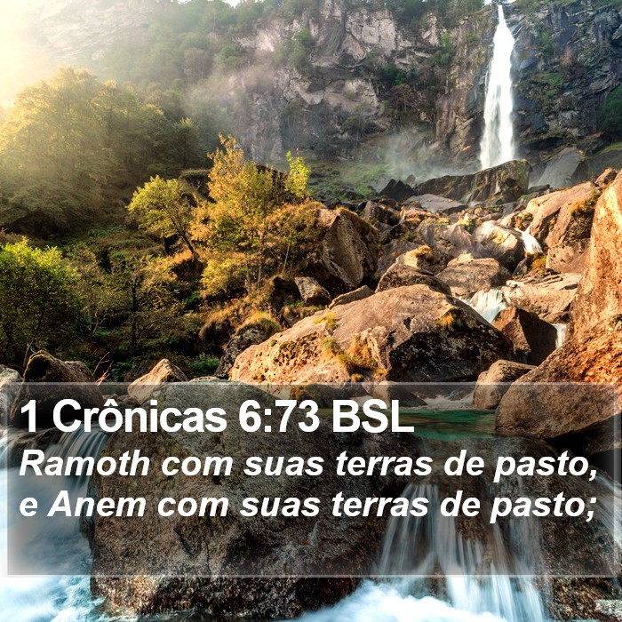 1 Crônicas 6:73 BSL Bible Study