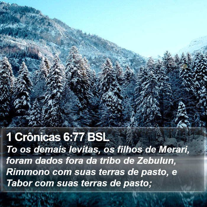 1 Crônicas 6:77 BSL Bible Study