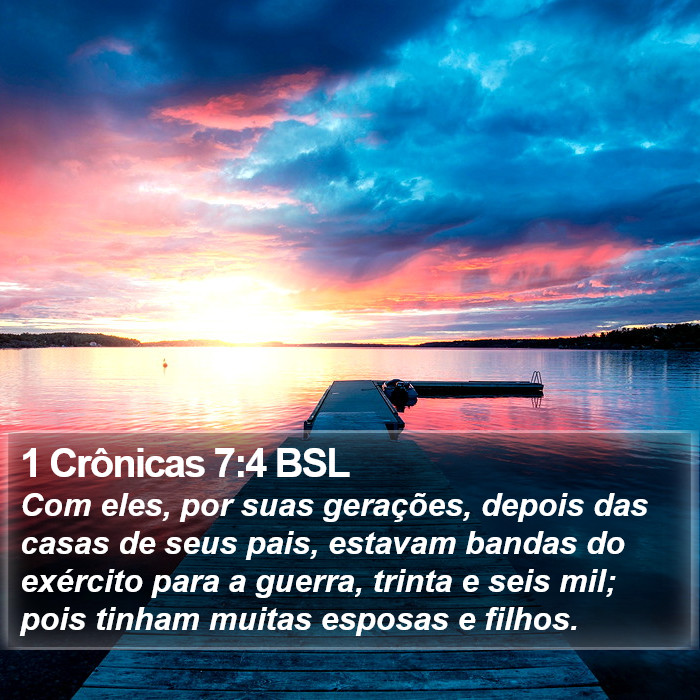 1 Crônicas 7:4 BSL Bible Study