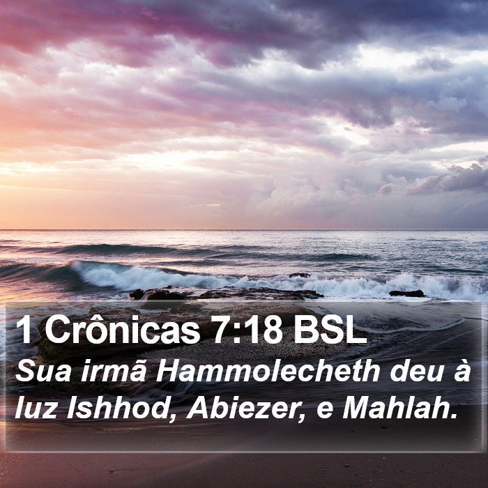 1 Crônicas 7:18 BSL Bible Study