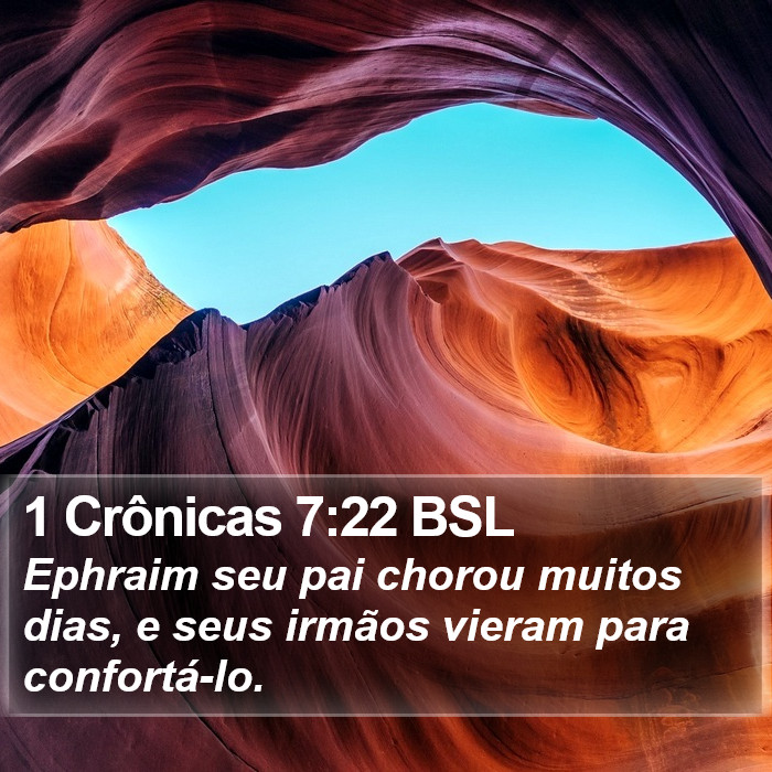 1 Crônicas 7:22 BSL Bible Study