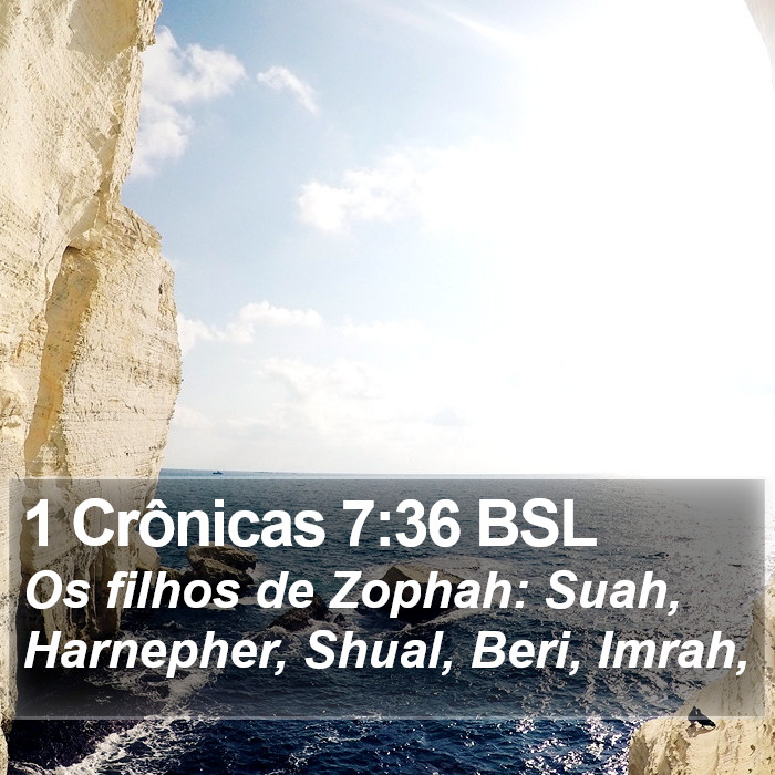 1 Crônicas 7:36 BSL Bible Study