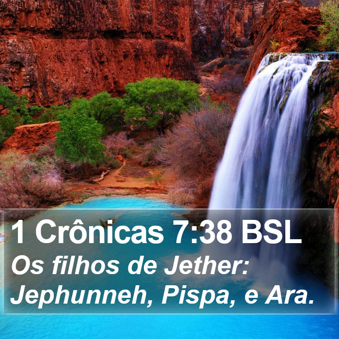 1 Crônicas 7:38 BSL Bible Study