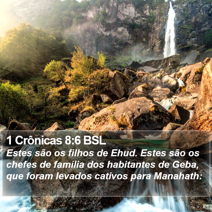 1 Crônicas 8:6 BSL Bible Study