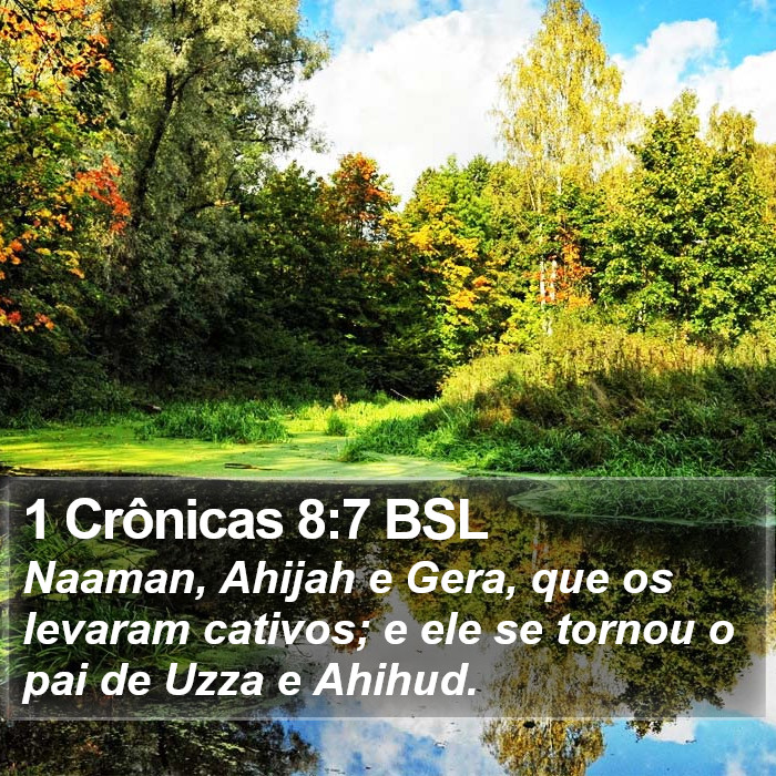 1 Crônicas 8:7 BSL Bible Study