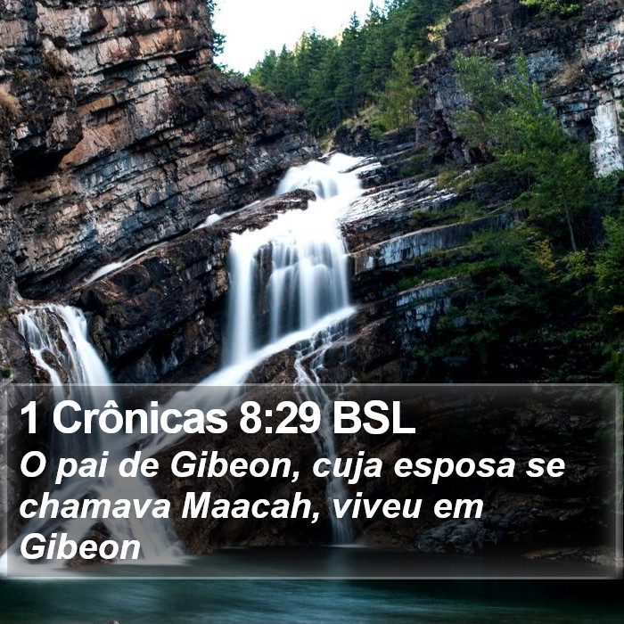 1 Crônicas 8:29 BSL Bible Study