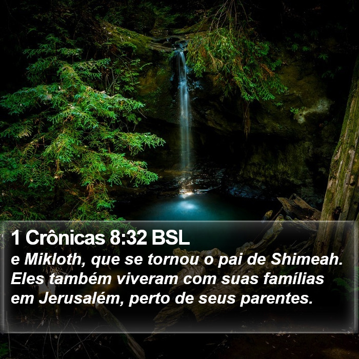 1 Crônicas 8:32 BSL Bible Study