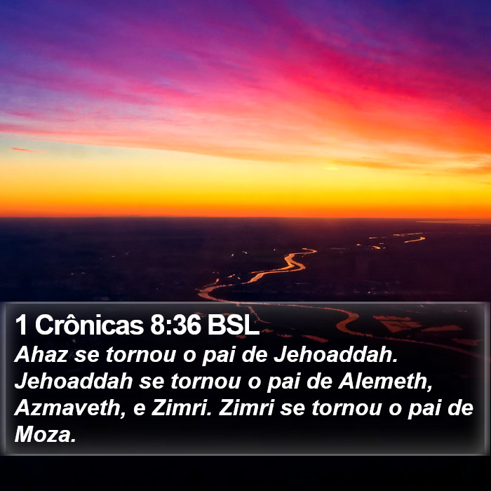 1 Crônicas 8:36 BSL Bible Study