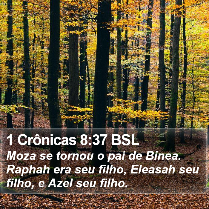 1 Crônicas 8:37 BSL Bible Study