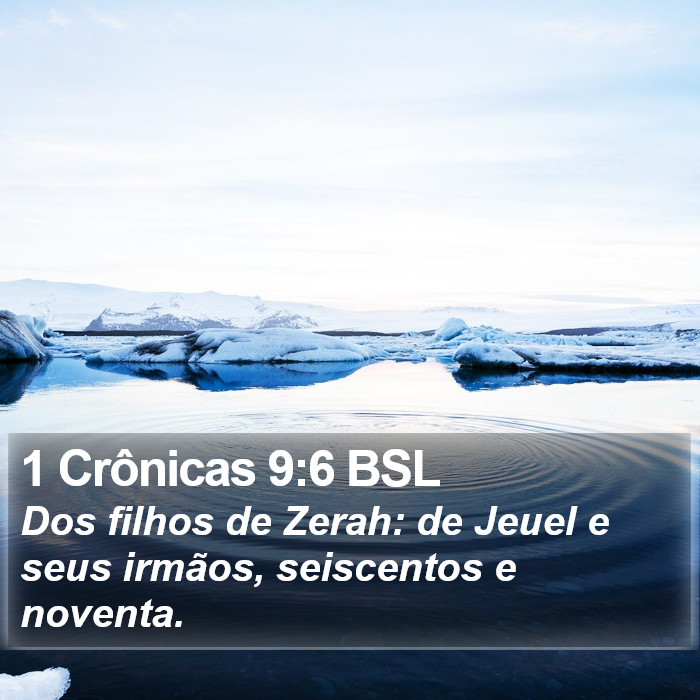 1 Crônicas 9:6 BSL Bible Study
