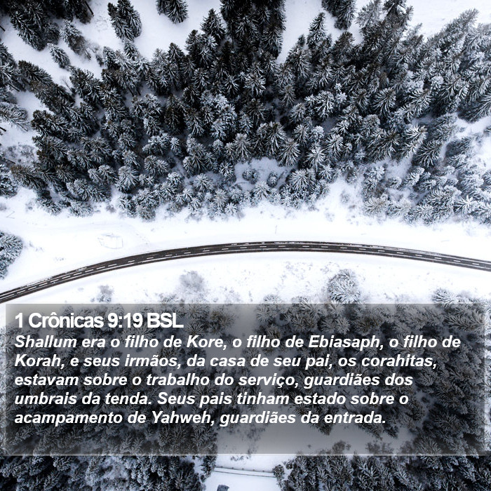 1 Crônicas 9:19 BSL Bible Study