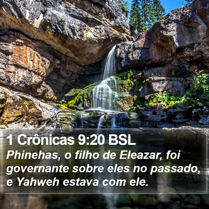 1 Crônicas 9:20 BSL Bible Study