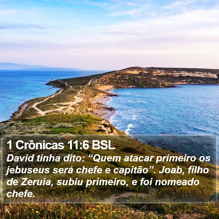 1 Crônicas 11:6 BSL Bible Study