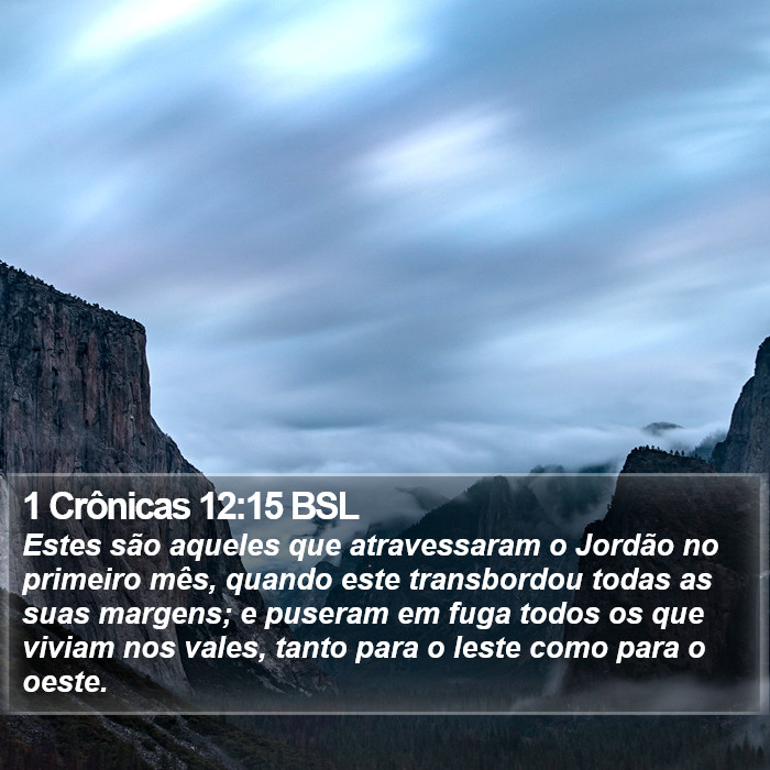 1 Crônicas 12:15 BSL Bible Study
