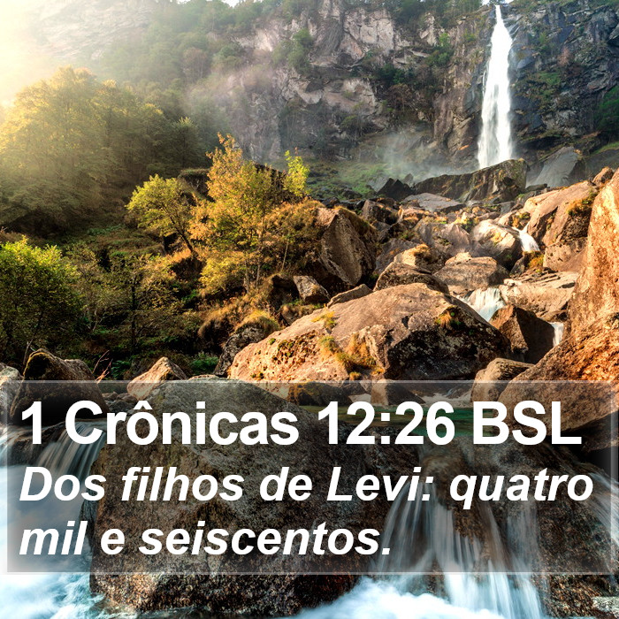1 Crônicas 12:26 BSL Bible Study
