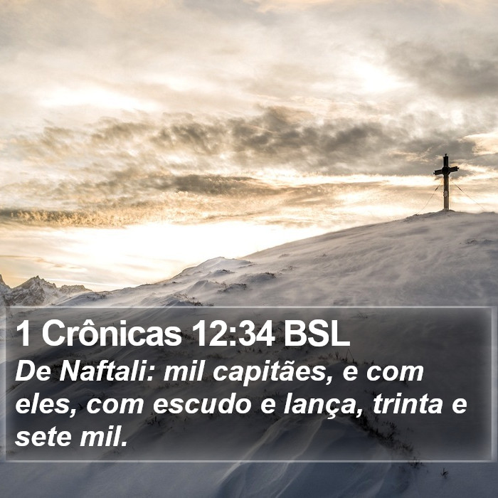 1 Crônicas 12:34 BSL Bible Study