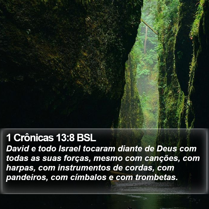 1 Crônicas 13:8 BSL Bible Study