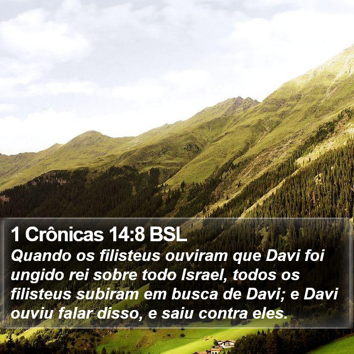 1 Crônicas 14:8 BSL Bible Study