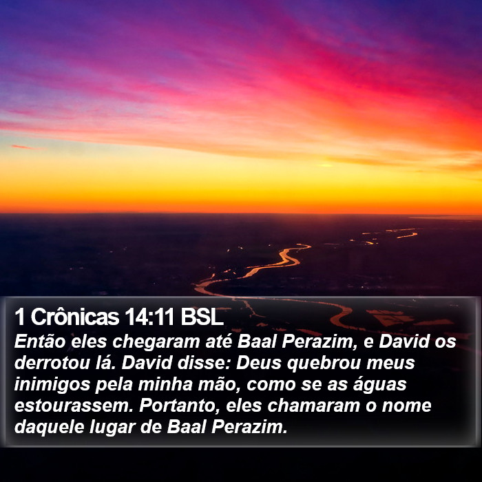 1 Crônicas 14:11 BSL Bible Study