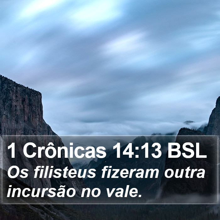 1 Crônicas 14:13 BSL Bible Study