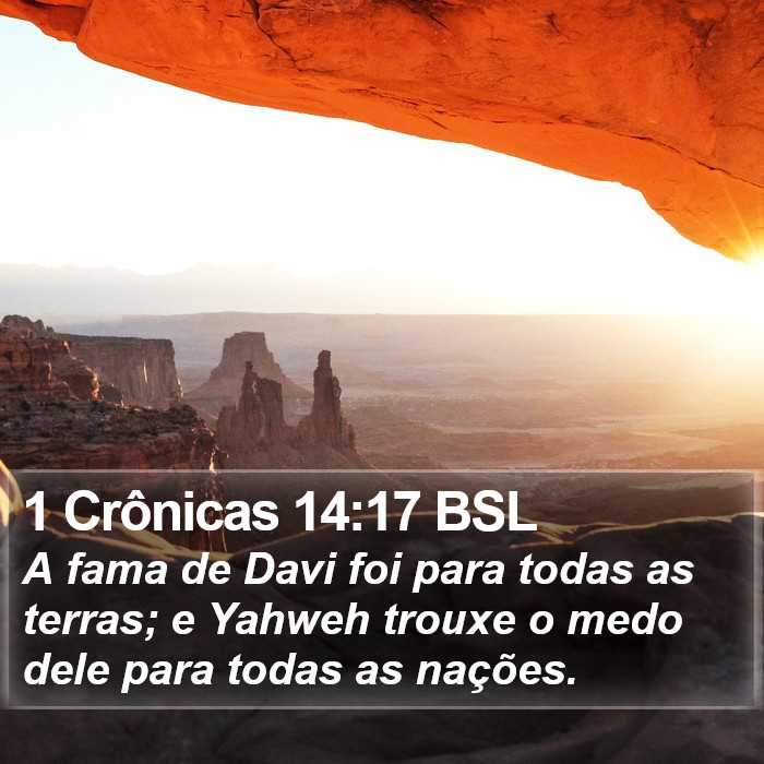 1 Crônicas 14:17 BSL Bible Study