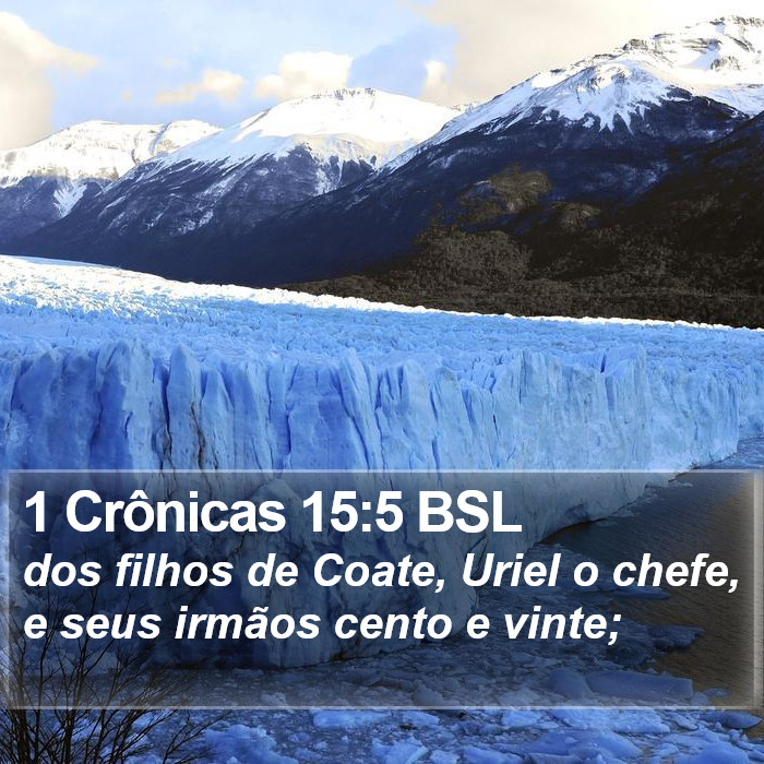 1 Crônicas 15:5 BSL Bible Study