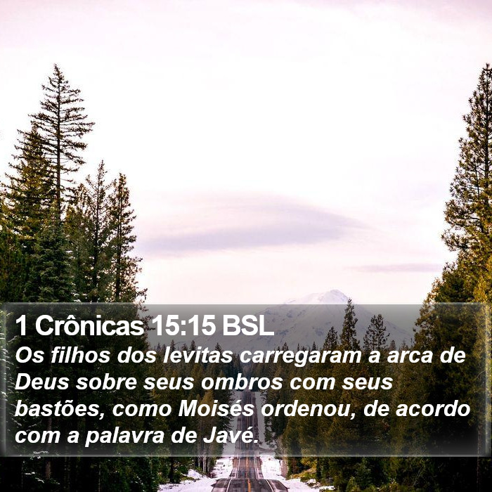 1 Crônicas 15:15 BSL Bible Study