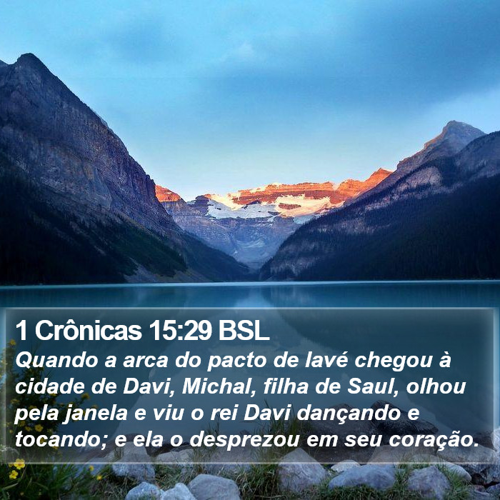 1 Crônicas 15:29 BSL Bible Study