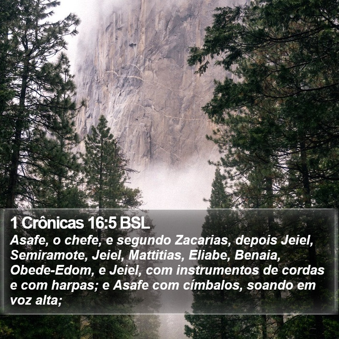1 Crônicas 16:5 BSL Bible Study