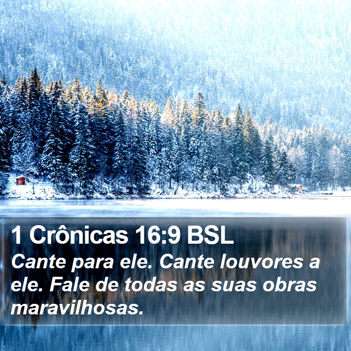 1 Crônicas 16:9 BSL Bible Study