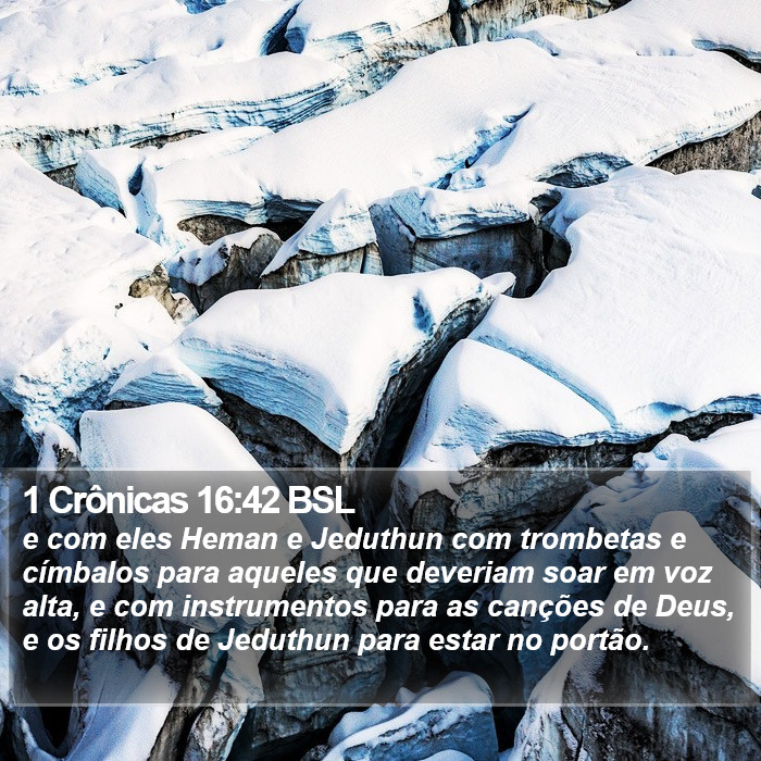 1 Crônicas 16:42 BSL Bible Study