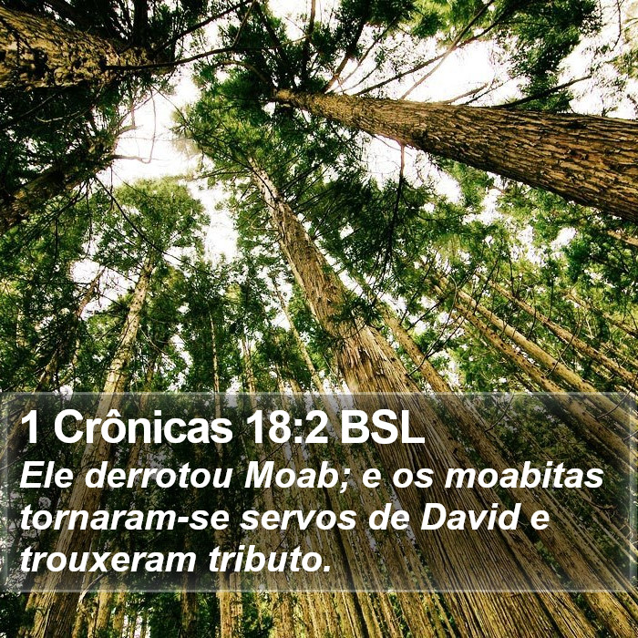1 Crônicas 18:2 BSL Bible Study