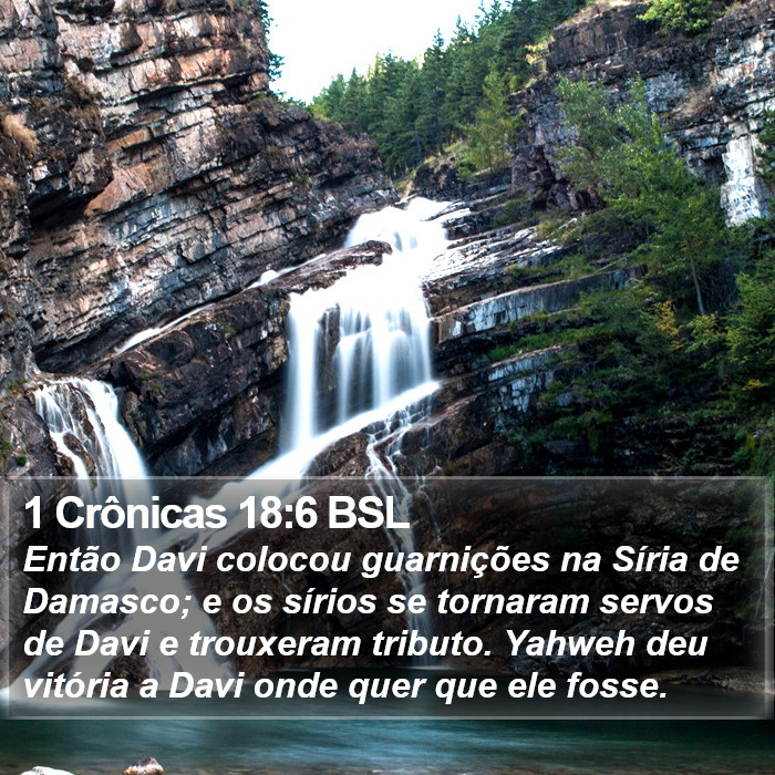 1 Crônicas 18:6 BSL Bible Study