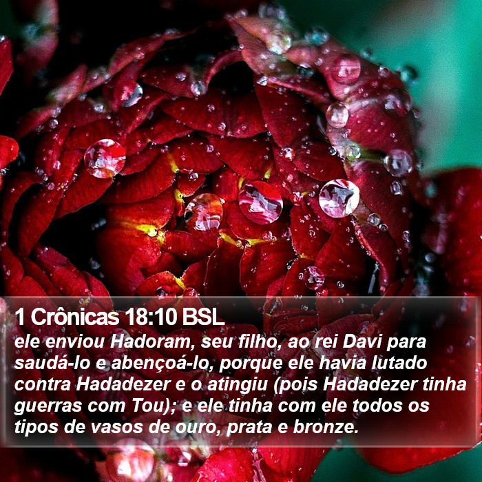 1 Crônicas 18:10 BSL Bible Study