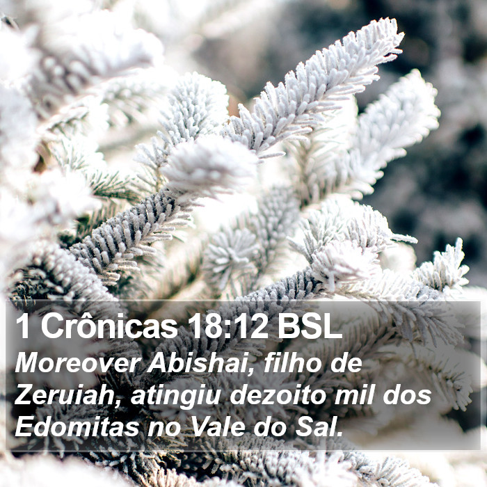 1 Crônicas 18:12 BSL Bible Study