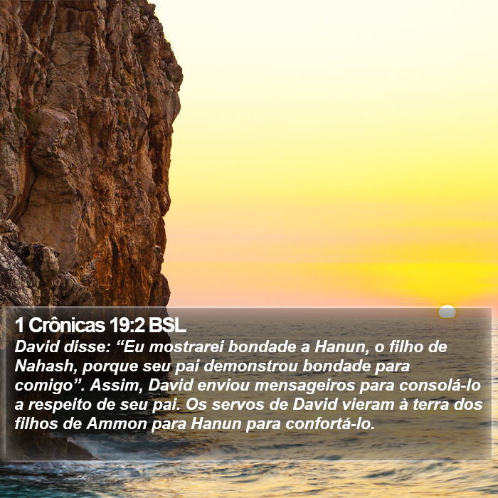 1 Crônicas 19:2 BSL Bible Study