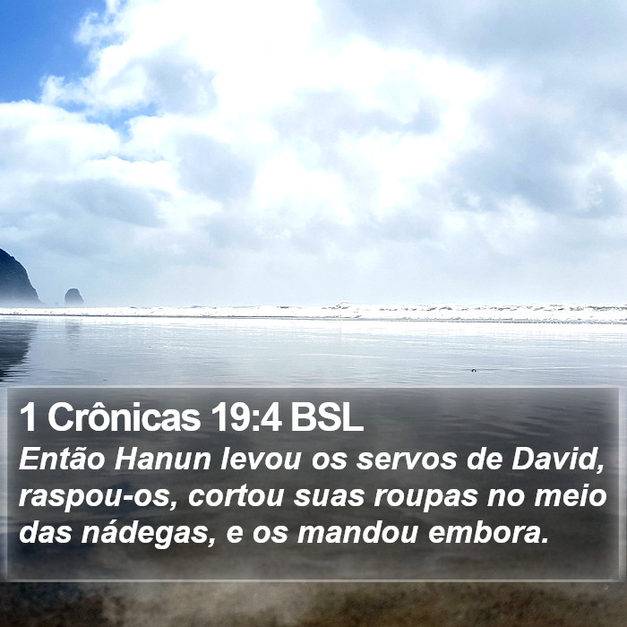 1 Crônicas 19:4 BSL Bible Study