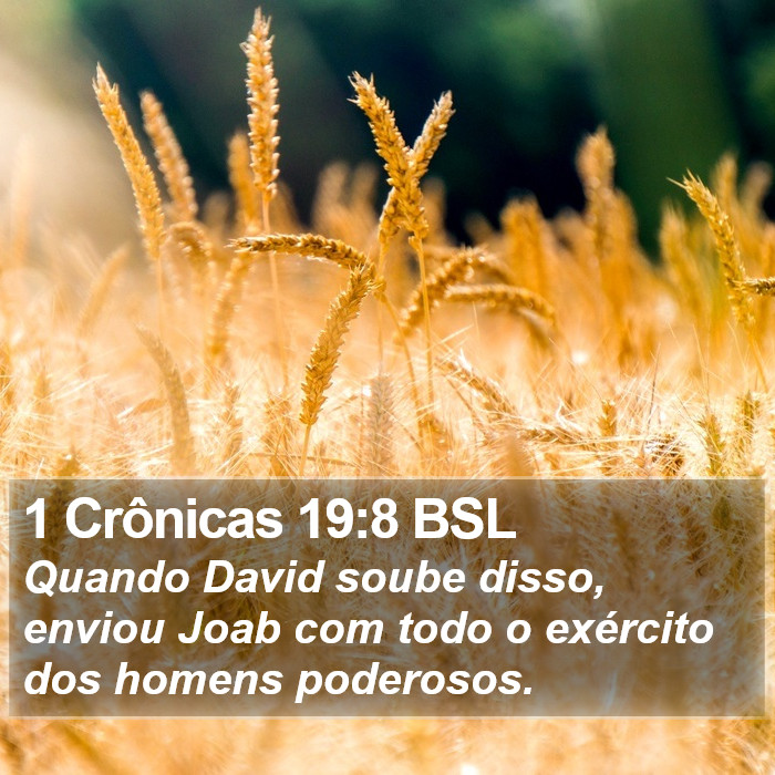 1 Crônicas 19:8 BSL Bible Study