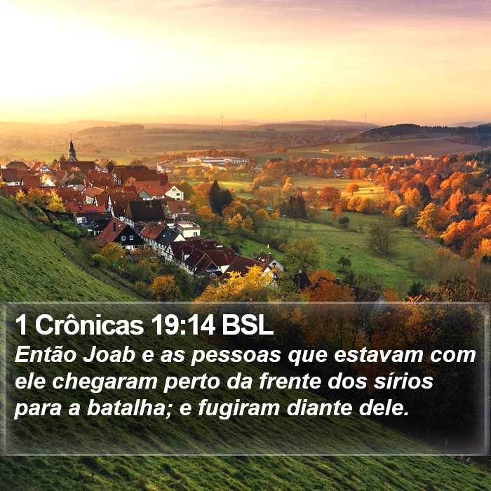 1 Crônicas 19:14 BSL Bible Study
