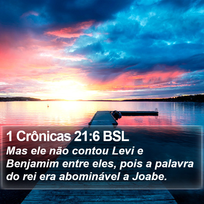 1 Crônicas 21:6 BSL Bible Study