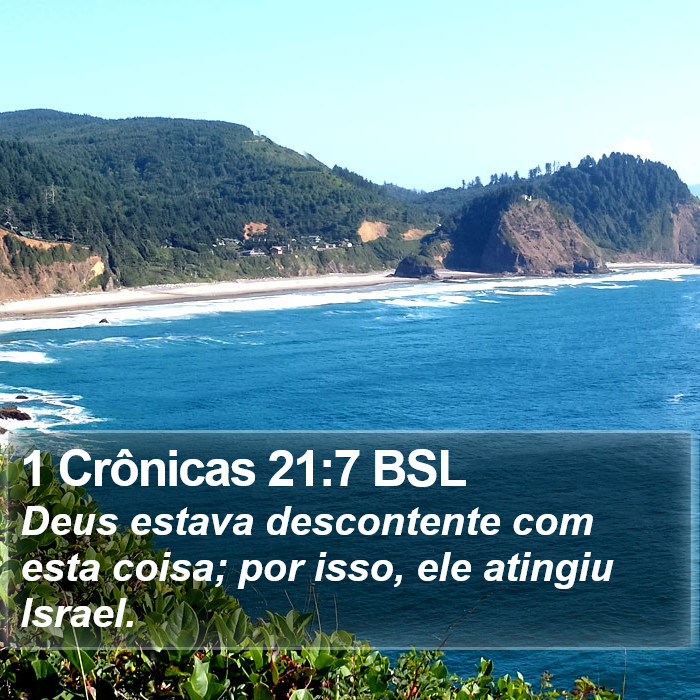 1 Crônicas 21:7 BSL Bible Study