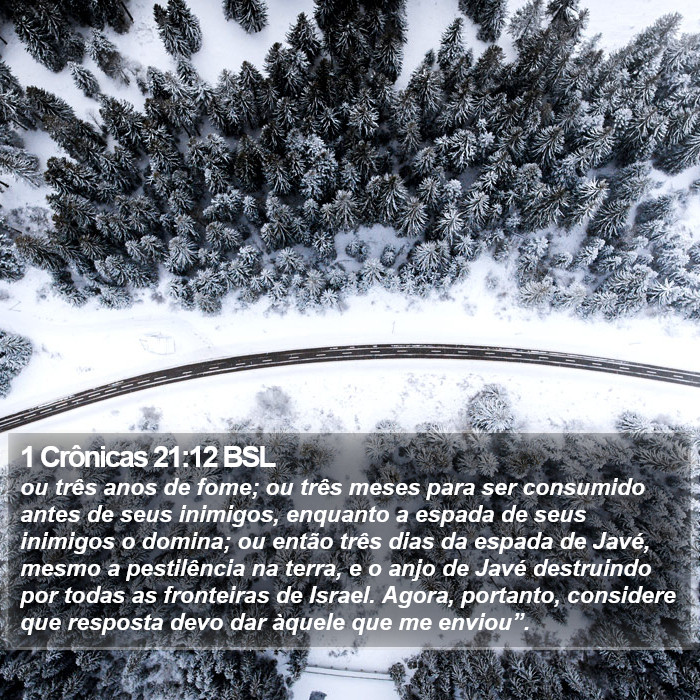 1 Crônicas 21:12 BSL Bible Study