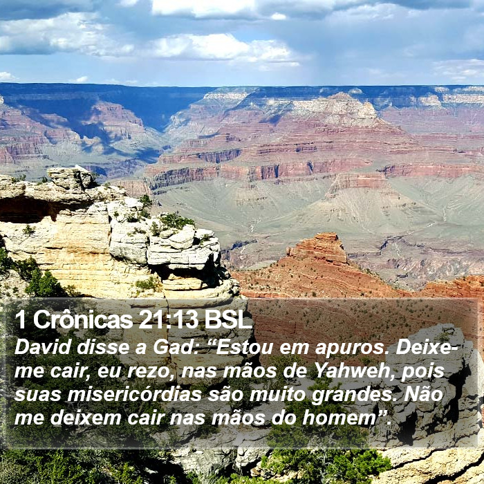 1 Crônicas 21:13 BSL Bible Study
